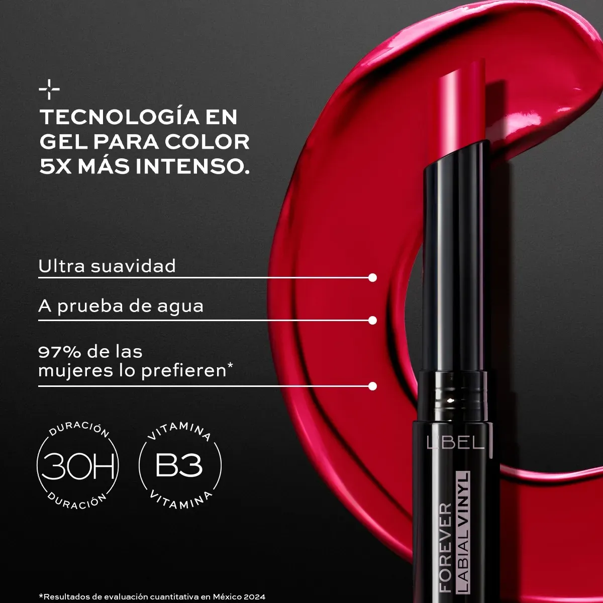 Forever 30H labial Vinyl Vino Chic - Imagen 2